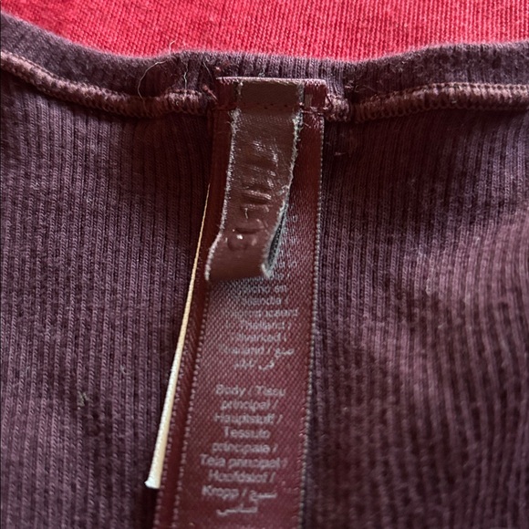 Skims Purple Ribbed Tank Top - Picture 2 of 3